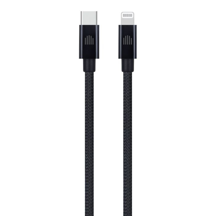 Dviced Cable USB-C To Lightning Nylon Textile 0,25M, Black
