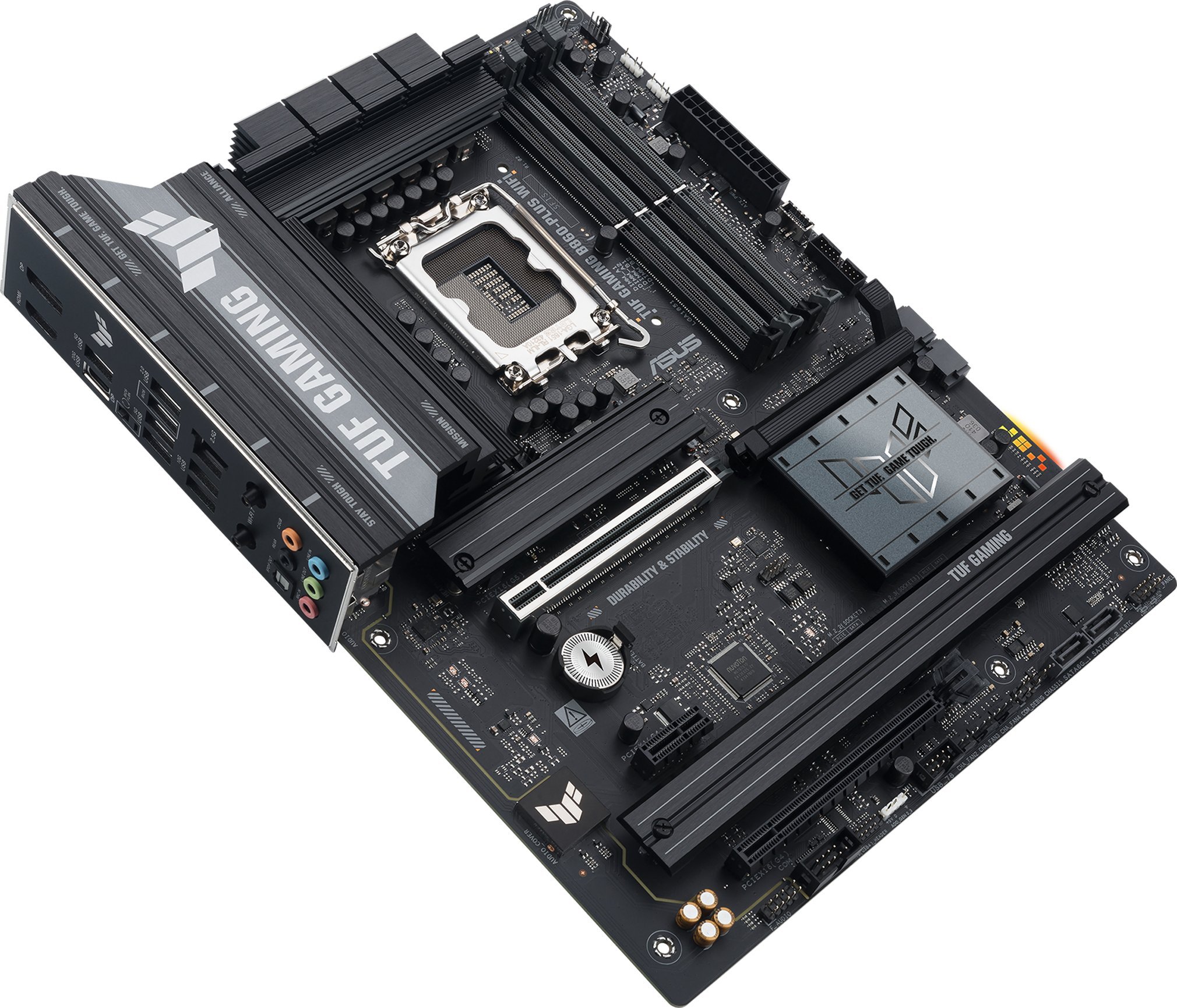 Pllakë amë ASUS TUF Gaming B860 Plus WIFI, LGA 1851, DDR5, WiFi 7, e zezë