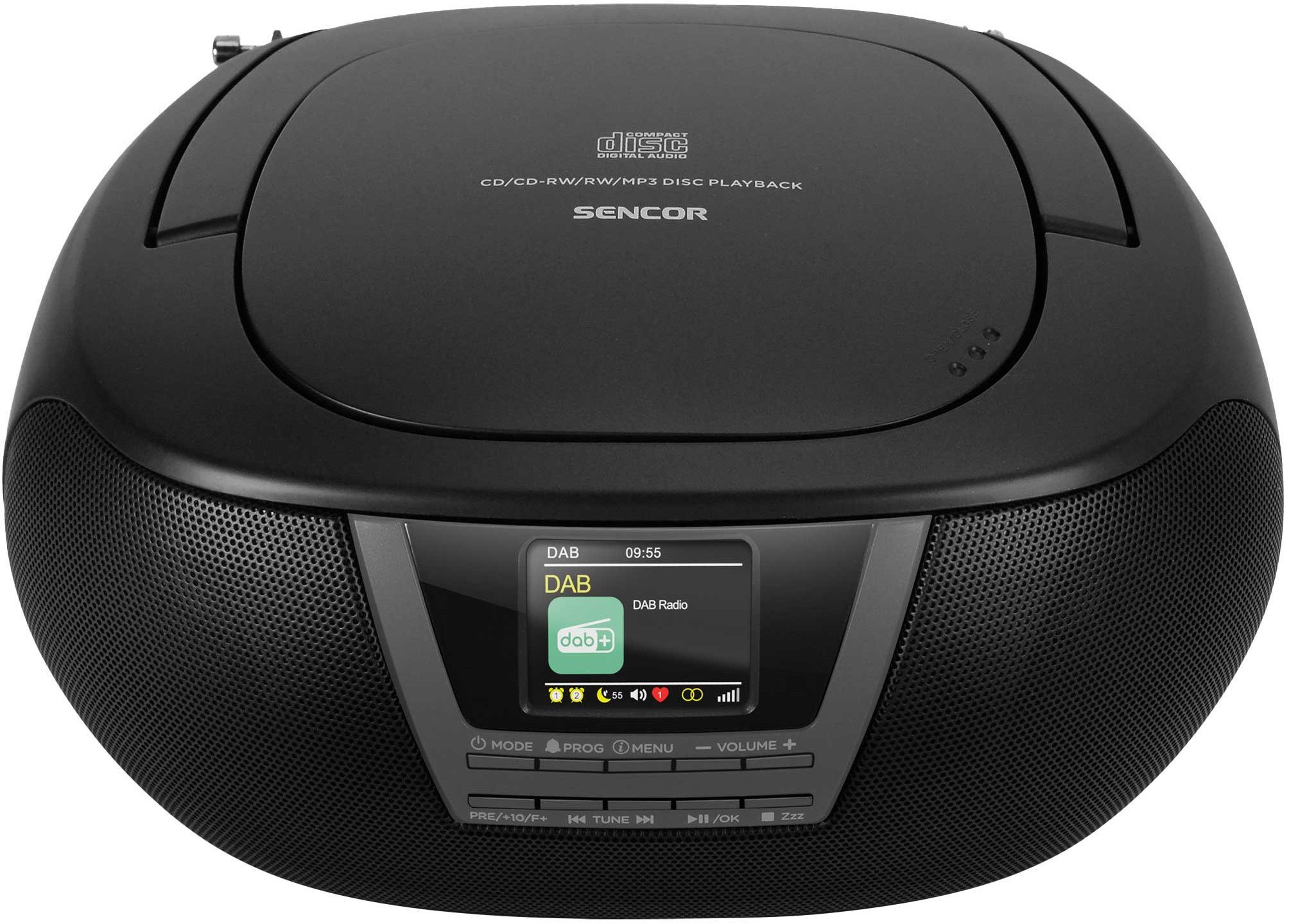 Портабилно радио Sencor SPT 6200DB, FM DAB+, CD USB Bluetooth, црно