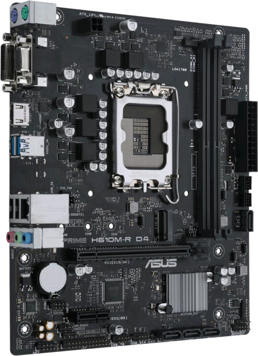 Pllakë amë ASUS PRIME H610M-R D4-SI (DDR4) - Intel H610