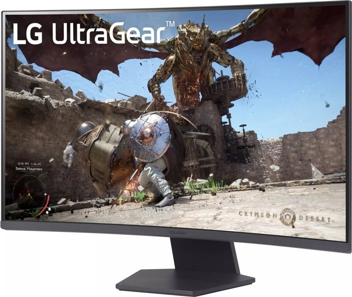 Monitor LG 32GS60QC-B, 31.5", Quad HD 2560 x 1440, i zi