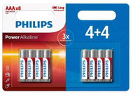Bateri alkaline Philips Power, AAA, pako 8 copë