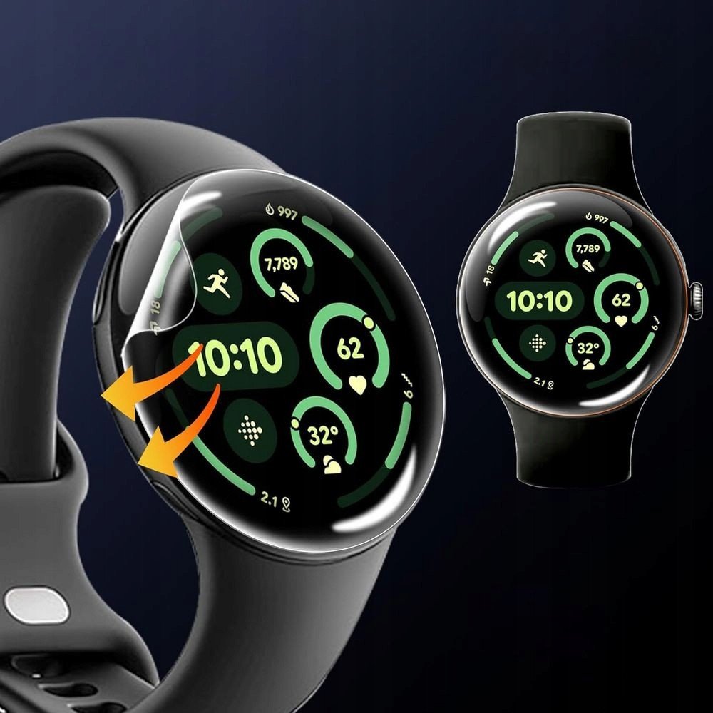 Ora inteligjente Google Pixel Watch 4, 45mm, GPS, e zezë