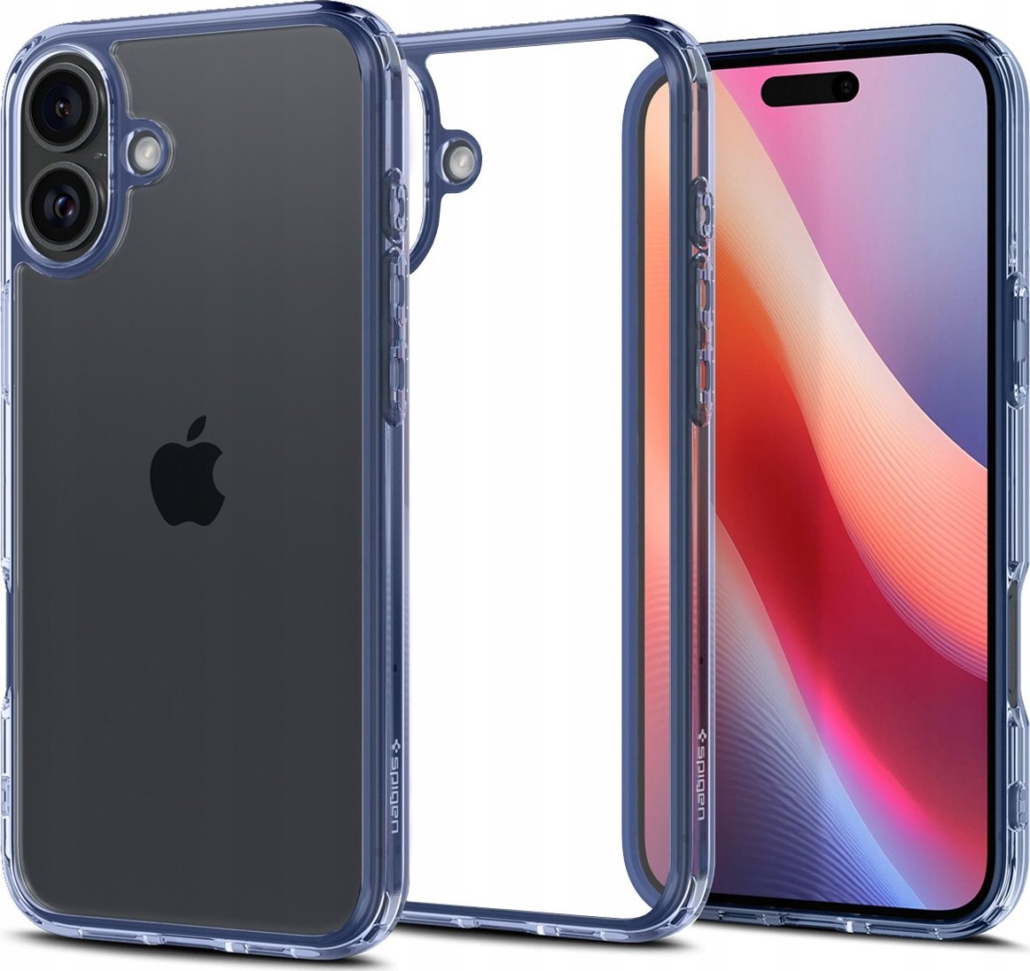 Mbrojtëse telefoni Spigen Ultra Hybrid, për iPhone 16 Plus, transparente Sky Crystal
