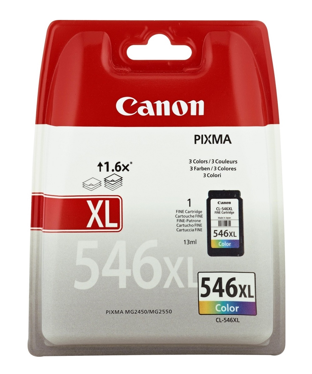 Ngjyrë Canon CL-546 XL, e zezë