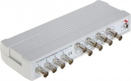 Ndarës video Delta VIDEO SPLITTER RV-4/8PR, 4 hyrje 8 dalje, për CCTV, i zi