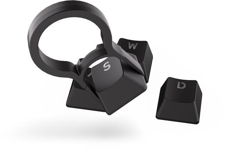 Taste Endorfy KC124, 104 copë, PBT, të zeza