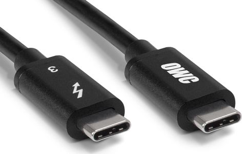 Kabllo OWC USB-C në USB-C, 1m, e zezë