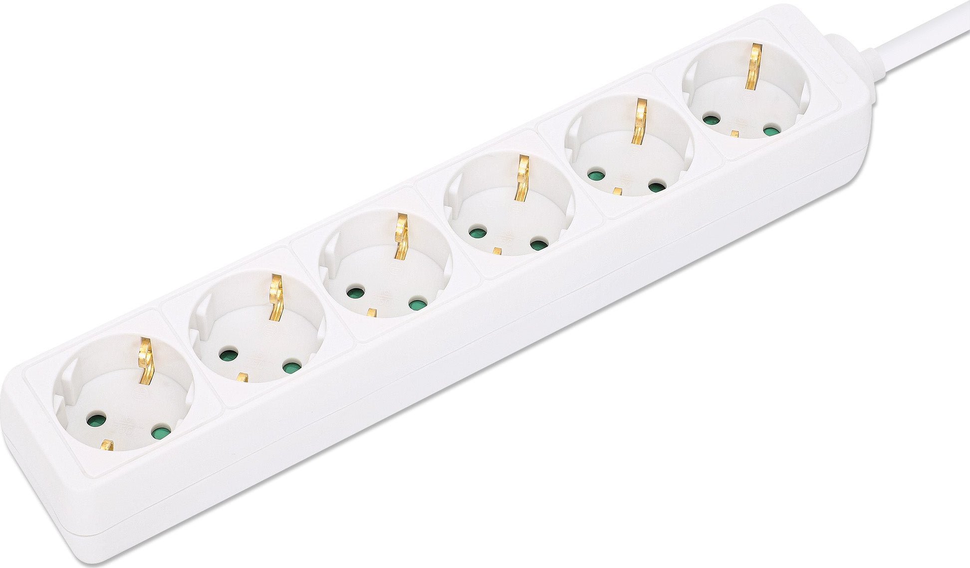 Prizë shumëshe Manhattan Power Distribution Unit EU, 6 dalje, kabllo 2m, e bardhë