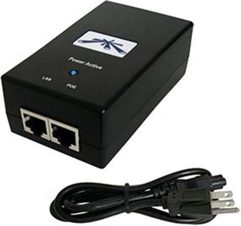 Adapter PoE Ubiquiti POE 50 60W, Gigabit Ethernet, 50V 1.2A, i bardhë