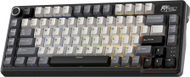 Механичка тастатура Royal Kludge RK L75, 85 копчиња, Tri Mode RGB, Knight Black