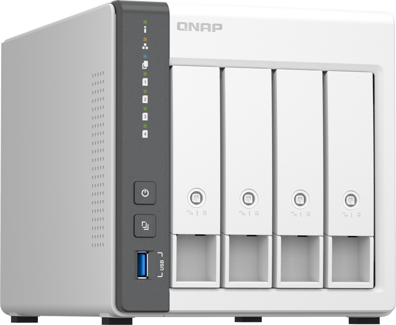 Server NAS QNAP TS-433-4G, 4GB RAM, 2TB HDD Seagate IronWolf