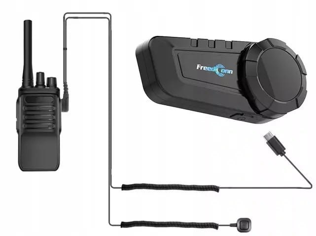 Kufje FreedConn KY-PRO SINGLE, Bluetooth, të zeza