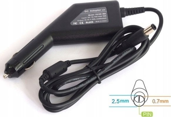 Karikues makinë për laptop Energy4U CA18, 40W, 12.0V 3.3A, i zi