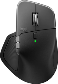 Глушец Logitech MX Master 4 за Mac, безжичен, со хаптички фидбек, Space Black