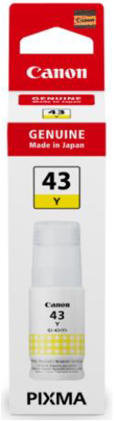 Ngjyrë për printer Canon GI-43 Y, e verdhë