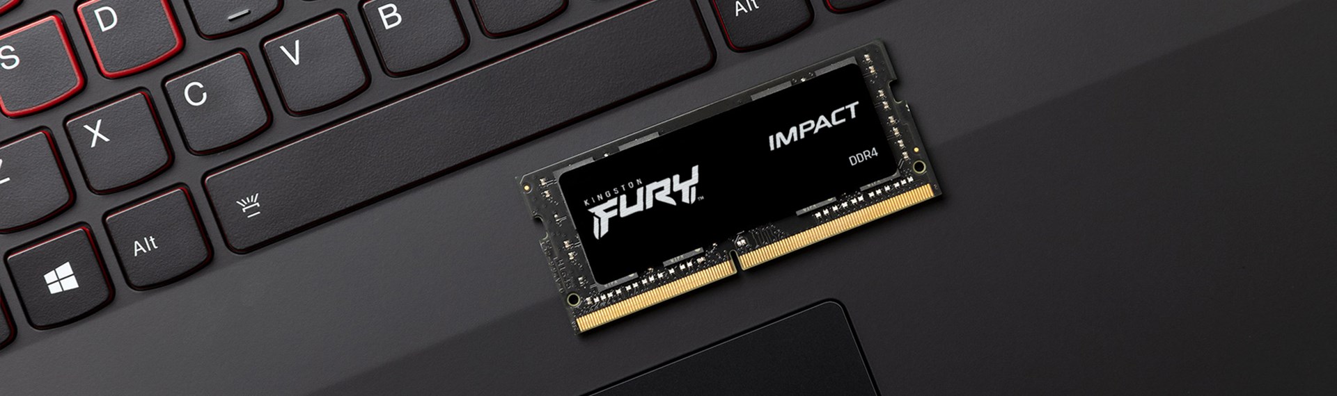 Memorie RAM Kingston Fury Impact, 8GB, DDR4, 2666MHz, e zezë