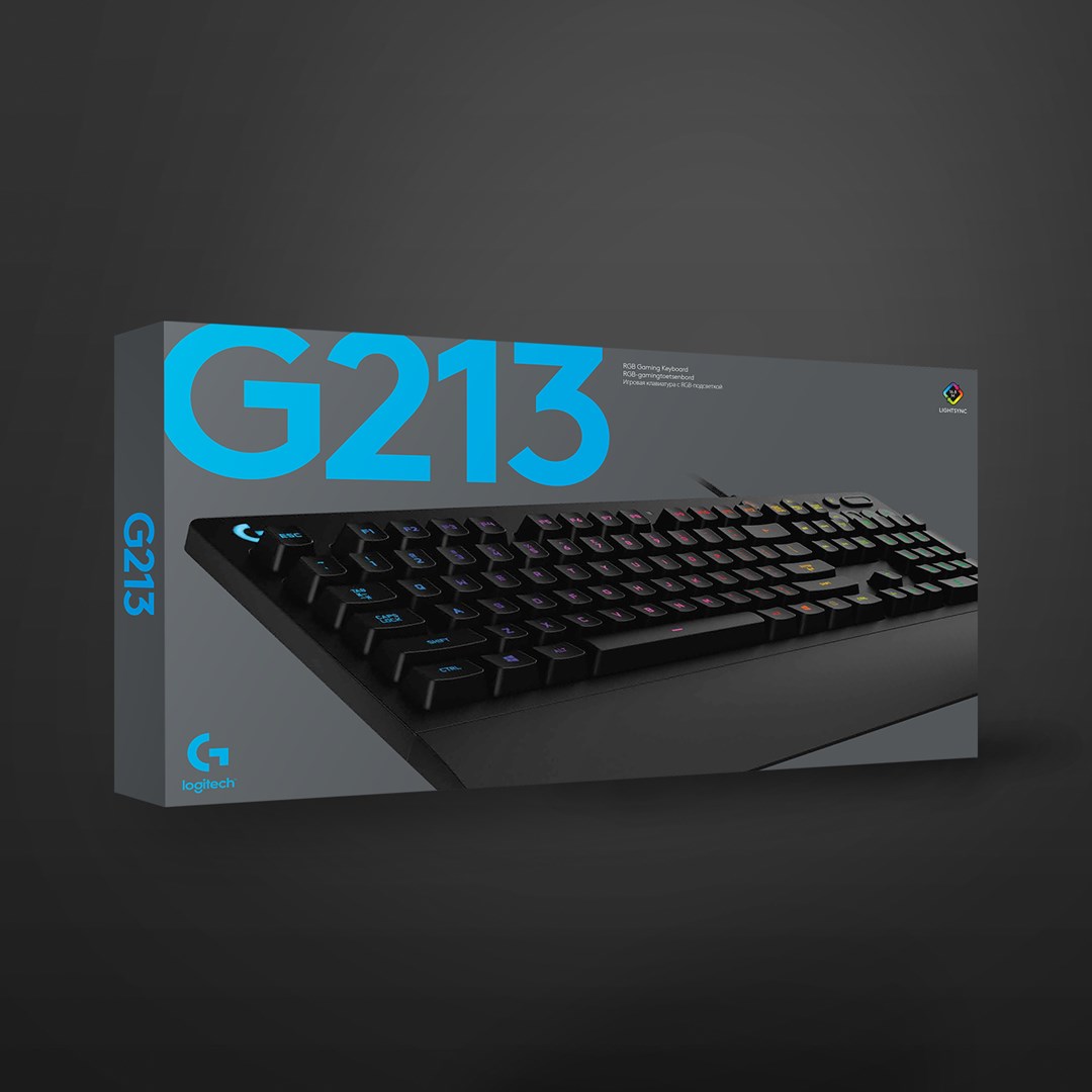 Tastierë Logitech G213 Prodigy, USB, RGB, e zezë