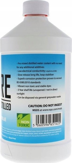 Lëng ftohës për PC XSPC PURE Premix, 1L, UV blu