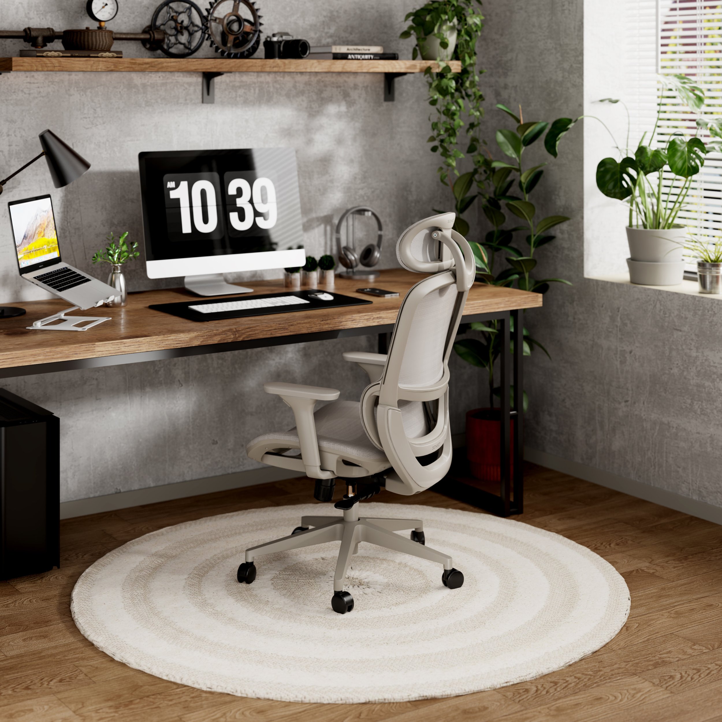 Karrige për zyre SENSE7 Neyo, e hirtë