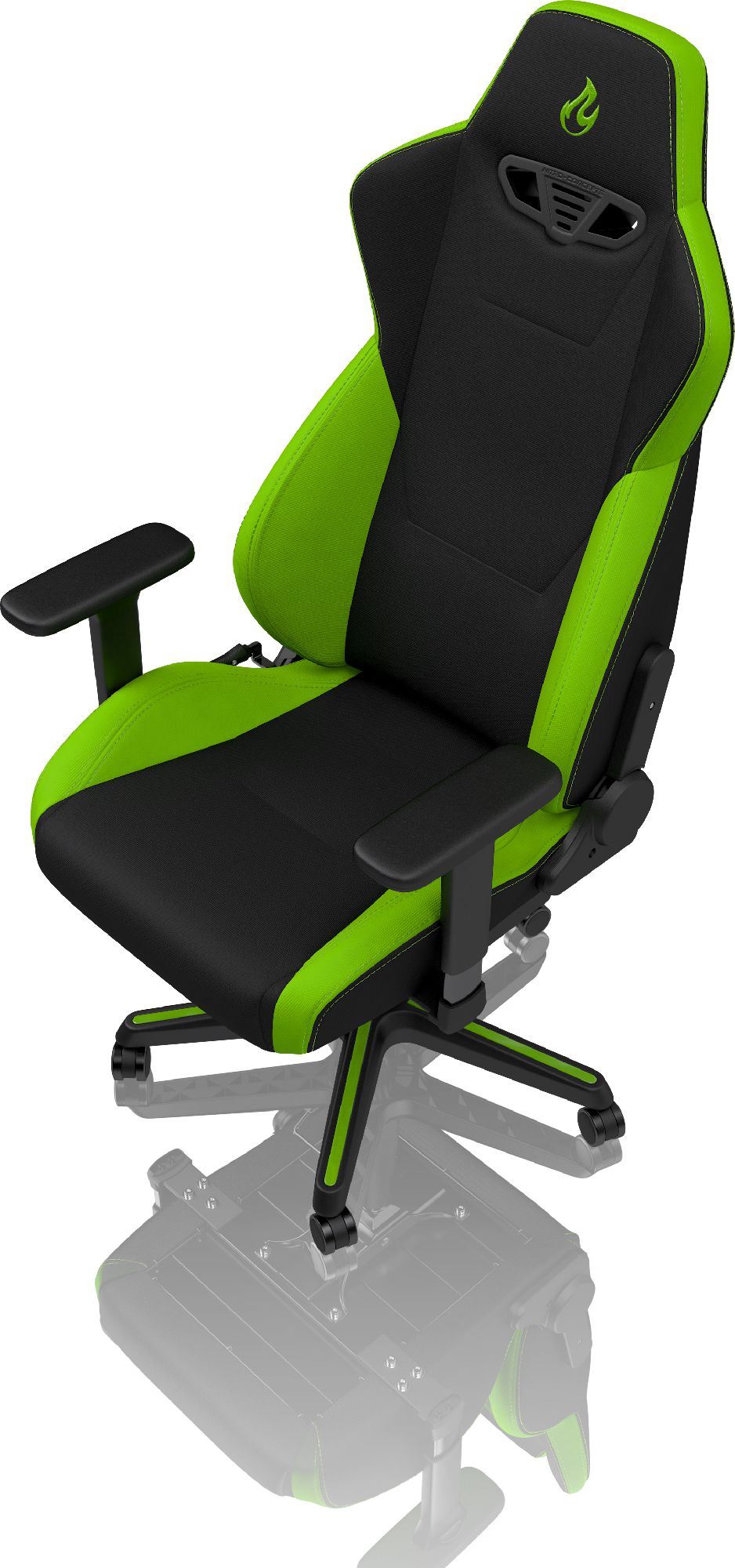 Karrige gaming Nitro Concepts S300, material tekstili, ergonomike, jeshile Atomic Green