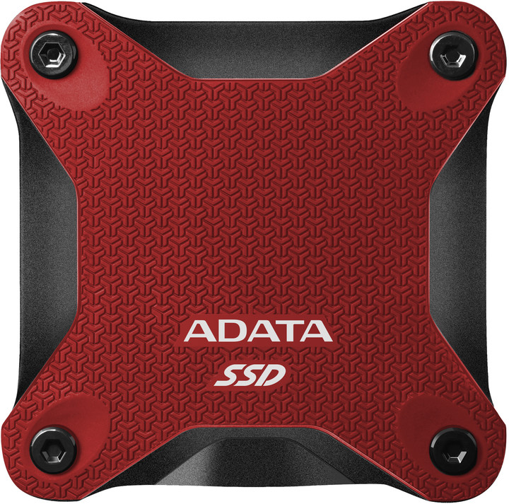 Disk i jashtëm ADATA ASD600Q, USB 3.1, 240GB, i kuq