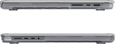 Mbulesë laptopi Spigen Thin Fit, për MacBook Pro 14" M1 A2442 dhe M2 A2779, transparente