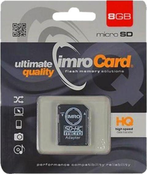 Kartë memorie Imro MicroSDHC, 8 GB