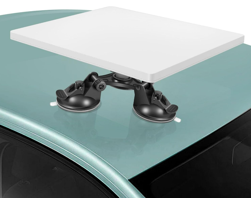 Mbajtëse me vakum OrbitX Starlink Sunroof Mini, 18AWG, e bardhë/zezë