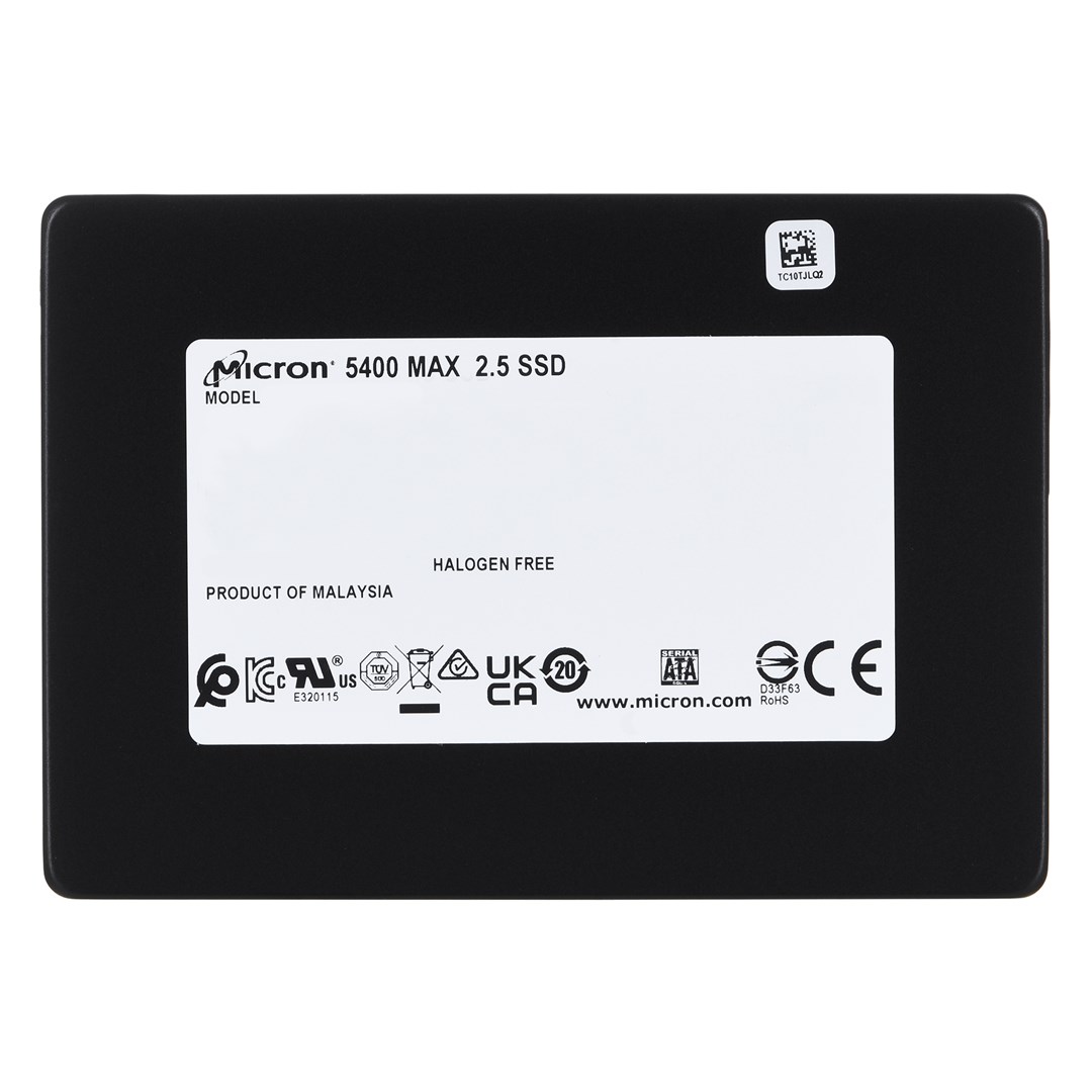Disk SSD Micron 5400, 960GB, 2.5" SATA, e zezë