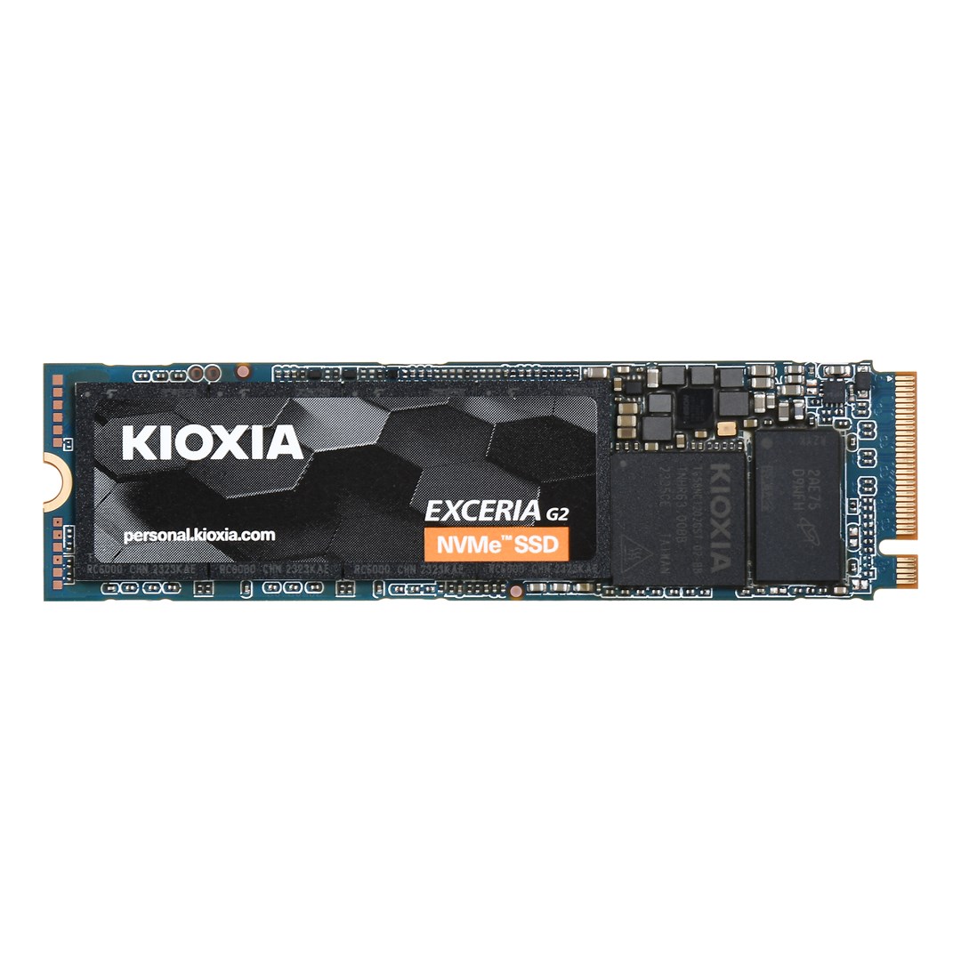 Disk SSD Kioxia EXCERIA G2 NVMe, 500GB/1TB/2TB, M.2, e zezë