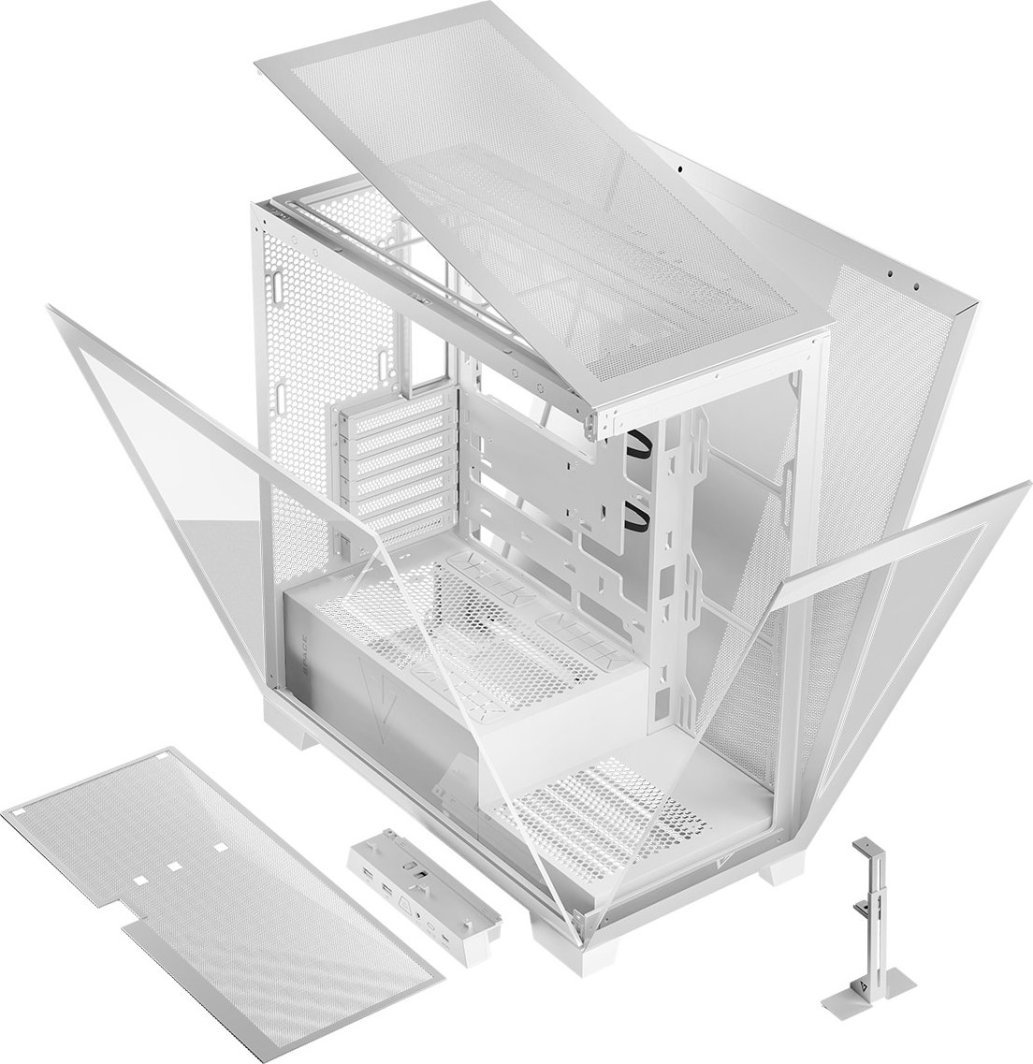 Kasë Modecom Volcano Space MIDI Bialy, Midi Tower