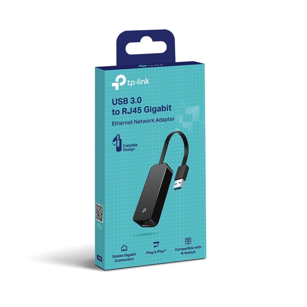 Përshtatës rrjeti TP-Link UE306, USB 3.0 në Gigabit Ethernet, 1000Mbps, e zezë
