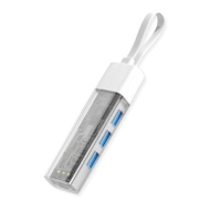 Docking station dhe USB hub Roline 14.02.5062, USB C 4 porta, USB 3.2 Gen 1, i bardhë