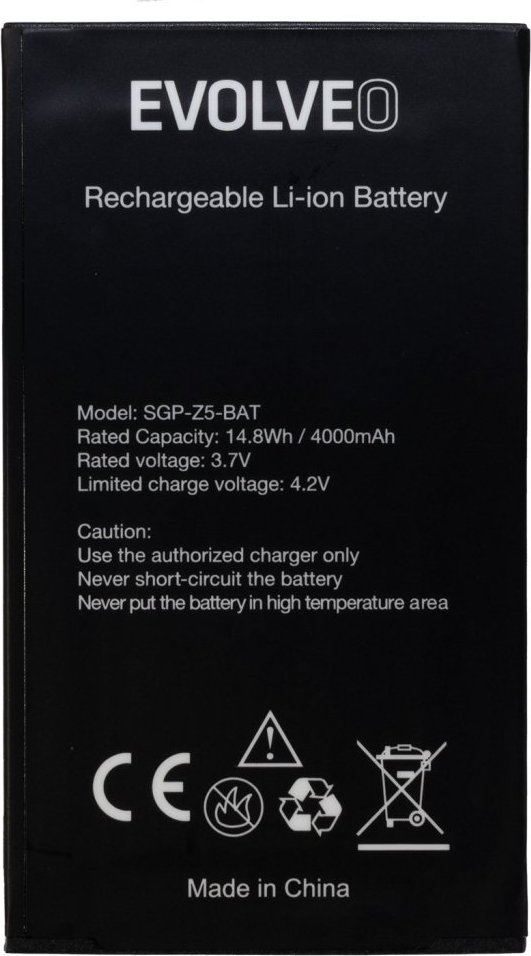 Bateri për telefon EVOLVEO StrongPhone Z5, 4000 mAh, Li Ion