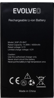 Bateri për telefon EVOLVEO StrongPhone Z5, 4000 mAh, Li Ion