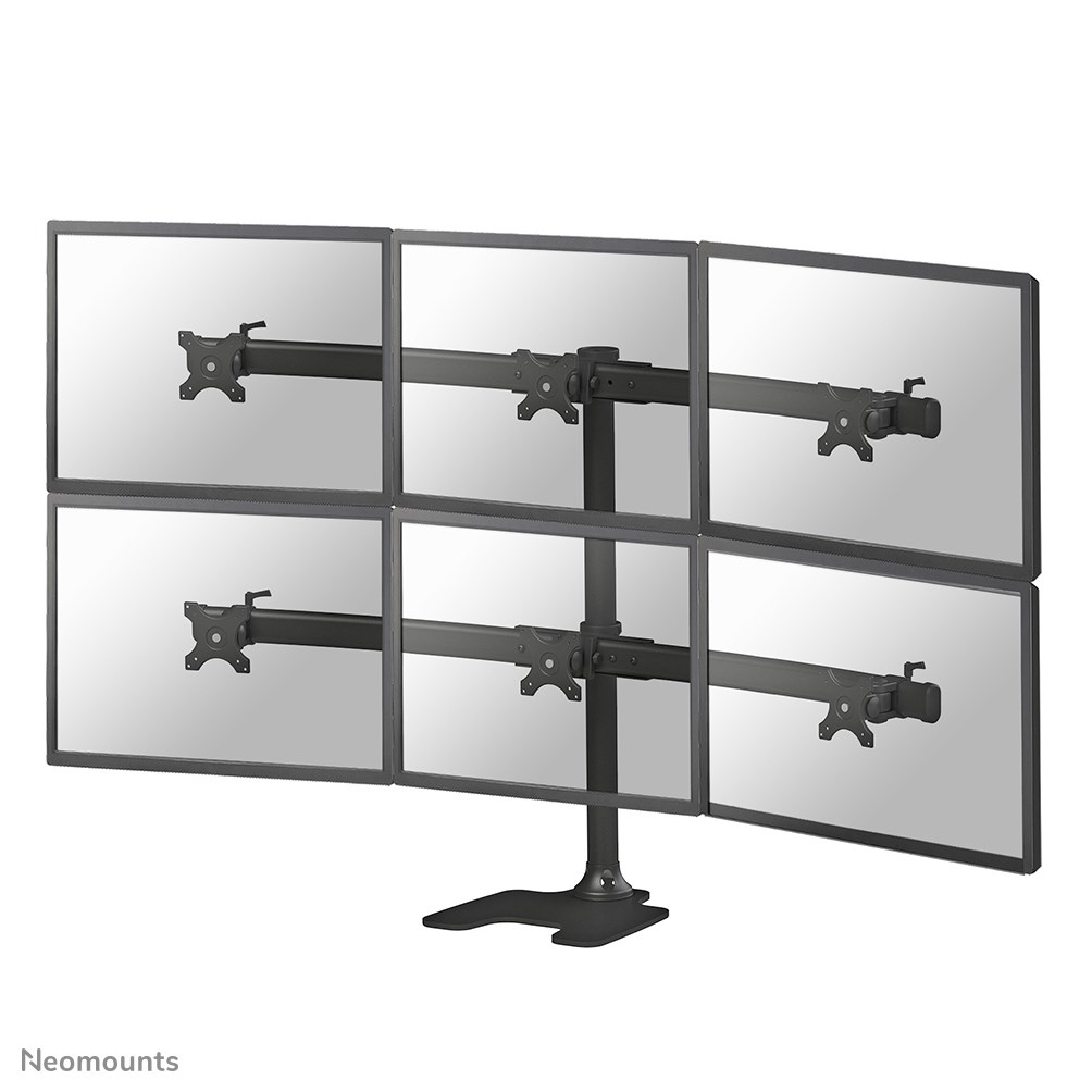 Mbajtëse monitori Neomounts FPMA-D700DD6, 10-27", 8 kg, e zezë