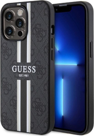 Futrollë Guess GUHMP13XP4RPSK për iPhone 13 Pro Max, MagSafe, hardcase, e zezë