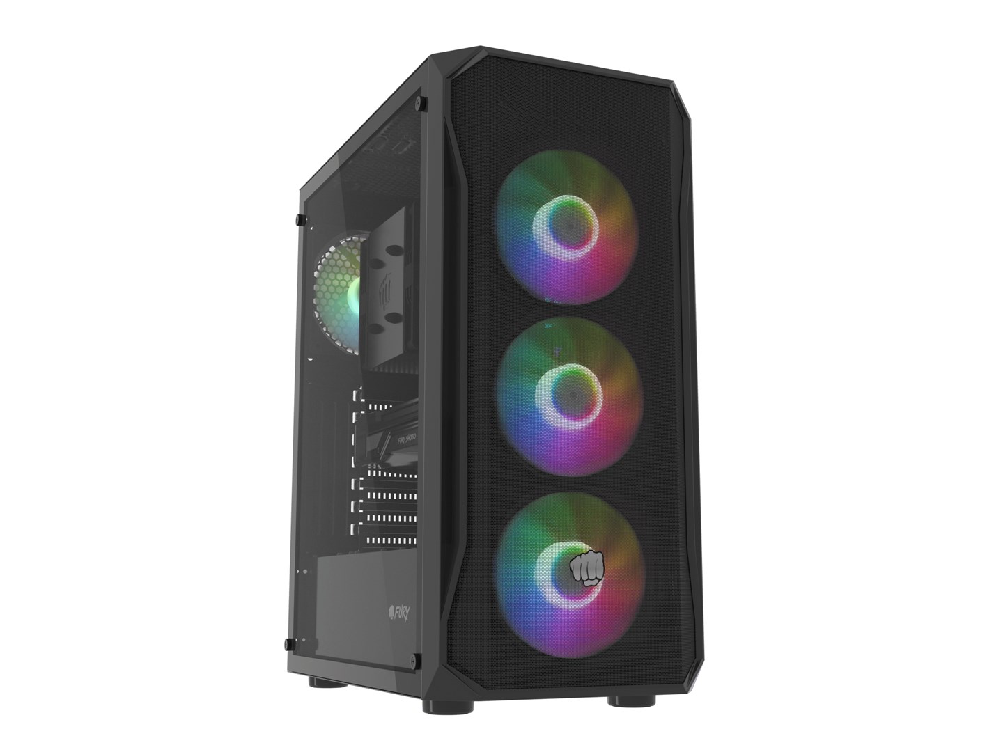 Kasë Fury Shobo SH4F RGB, ATX, e zezë