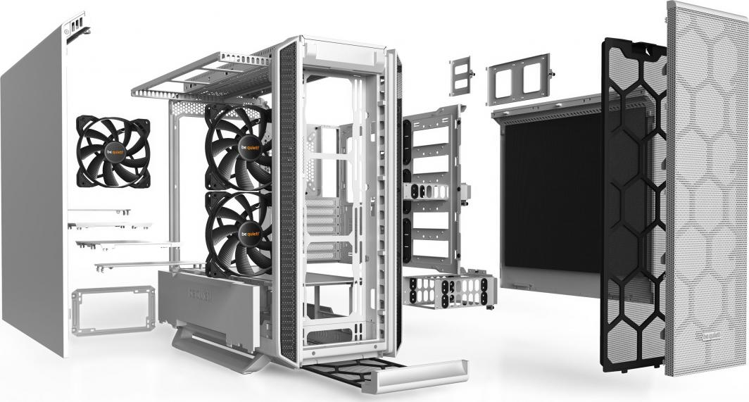 Kasë Be quiet! Silent Base 802, e bardhë