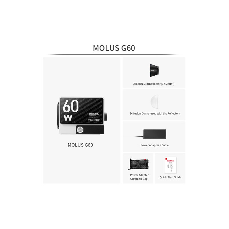 Zhiyun MOLUS G60 Bi-Color Pocket