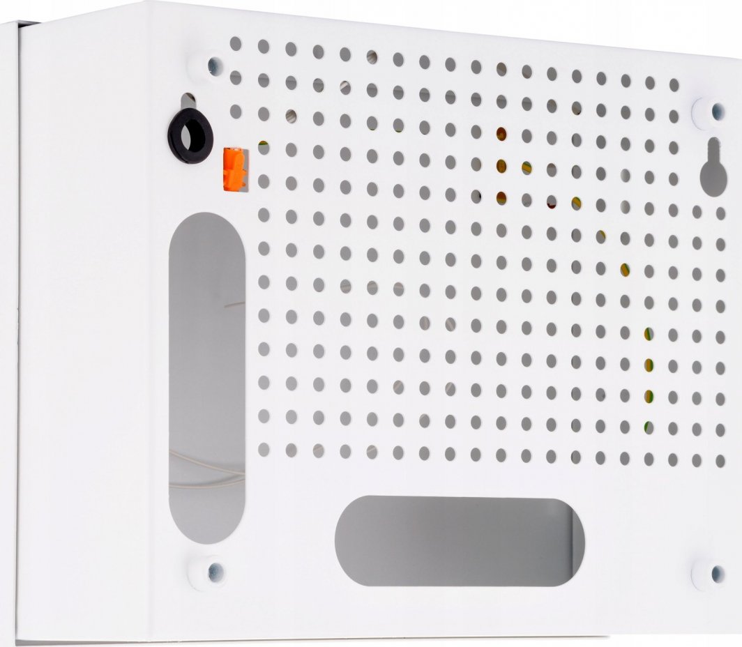 Kuti e brendshme metalike Atte ABOX-E, për bateri 7Ah, montim në mur, e bardhë