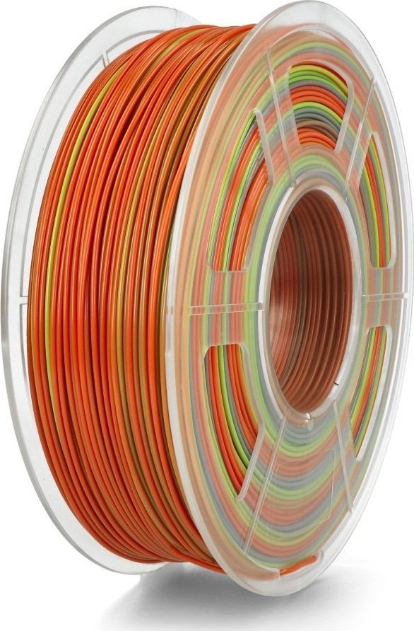 Filament 3D Sunlu PLA, 1.75mm, 1kg, rainbow shumëngjyrësh