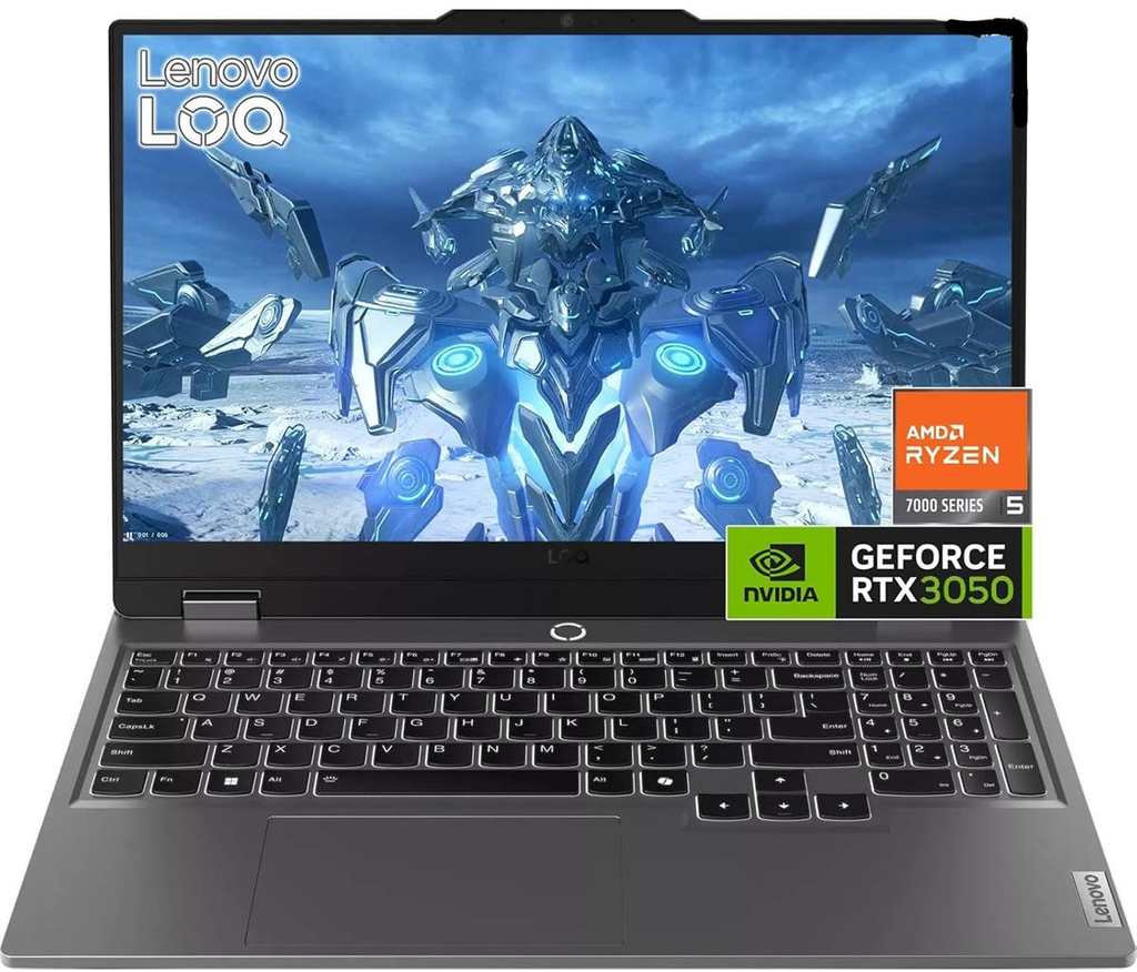 Laptop Lenovo 15ARP9, Ryzen 5 7235HS, 15.6", 12GB RAM, 512GB SSD, GeForce RXT 3050, i hirtë