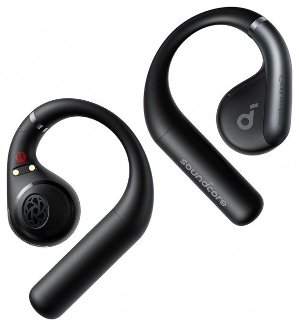 Kufje Soundcore Anker AeroFit, in-ear, Bluetooth, të zeza