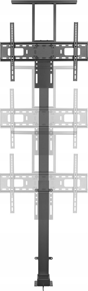 Stendë TV Driak Electric Lift, mobile, deri 80", 60kg, e zezë