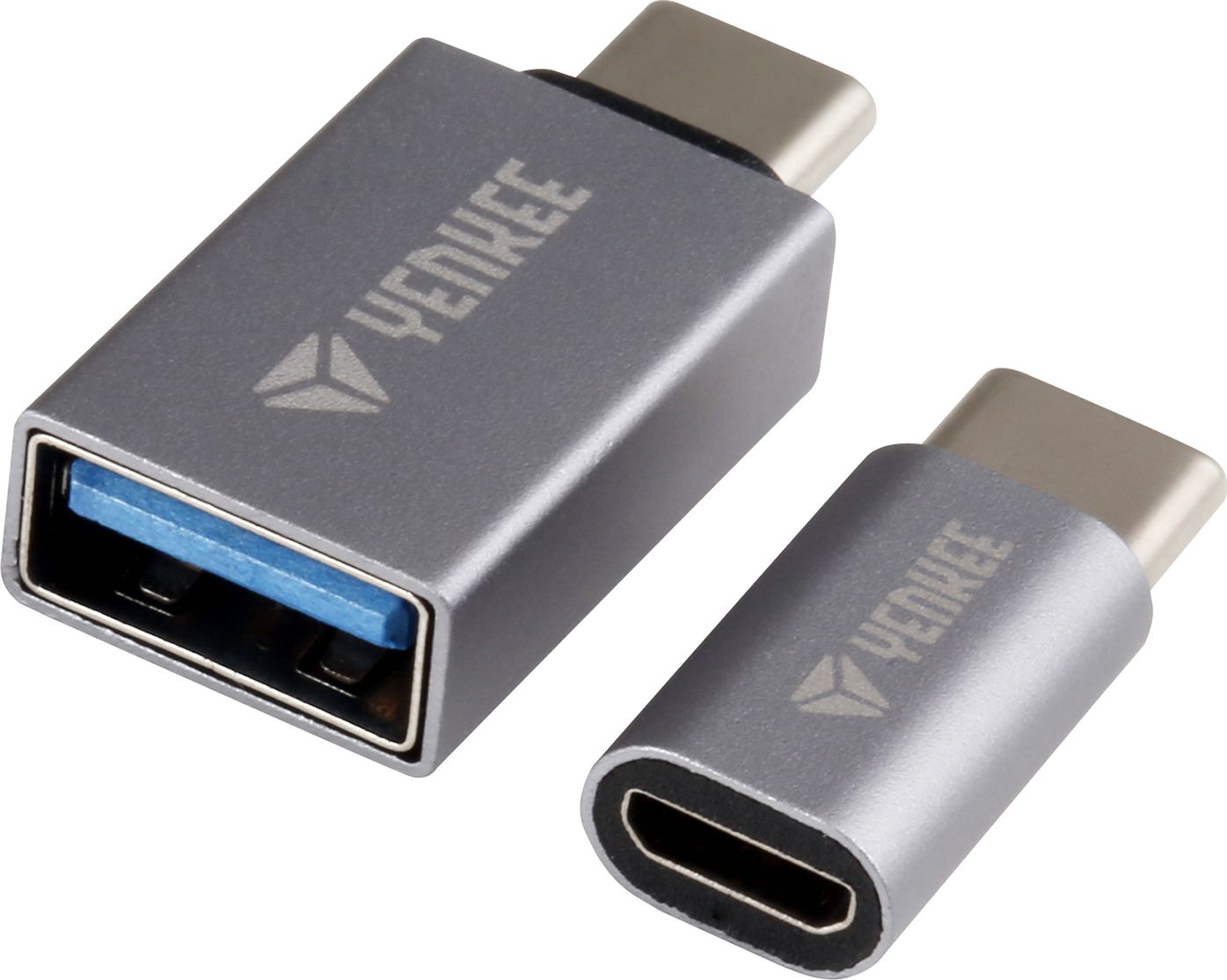 Adapter USB Yenkee YTC 021, USB C në USB 3.0, 5 Gb/s, argjendtë