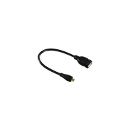 Hama USB 2.0 OTG Adapter Cable, micro plug - A socket, black, 0.15m Hama USB 2.0 OTG Adapter Cable, micro plug - A socket, black, 0.15m