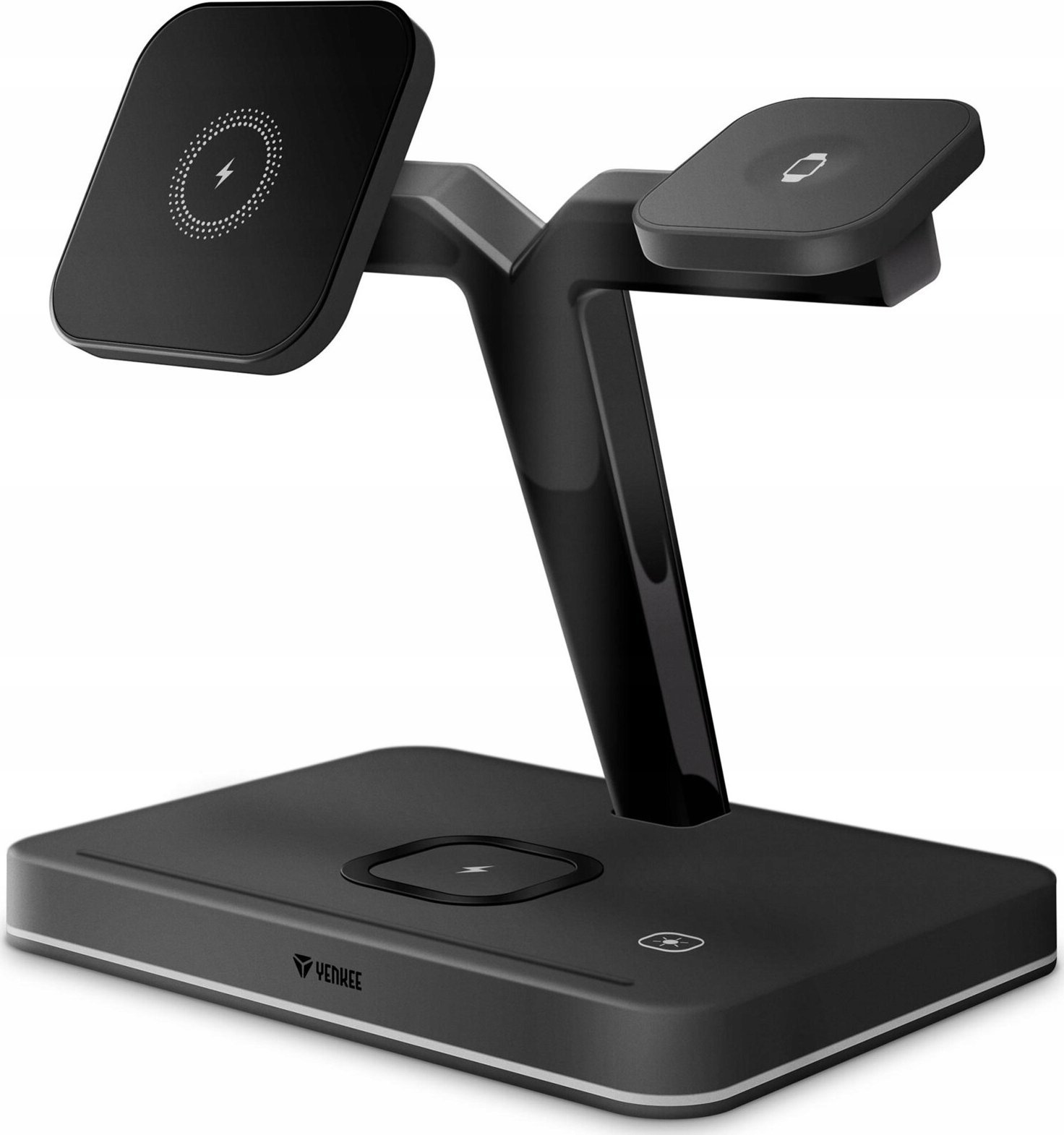 Stacion karikimi magnetik Yenkee YAC 5320, wireless 3 in 1, MagSafe, i zi