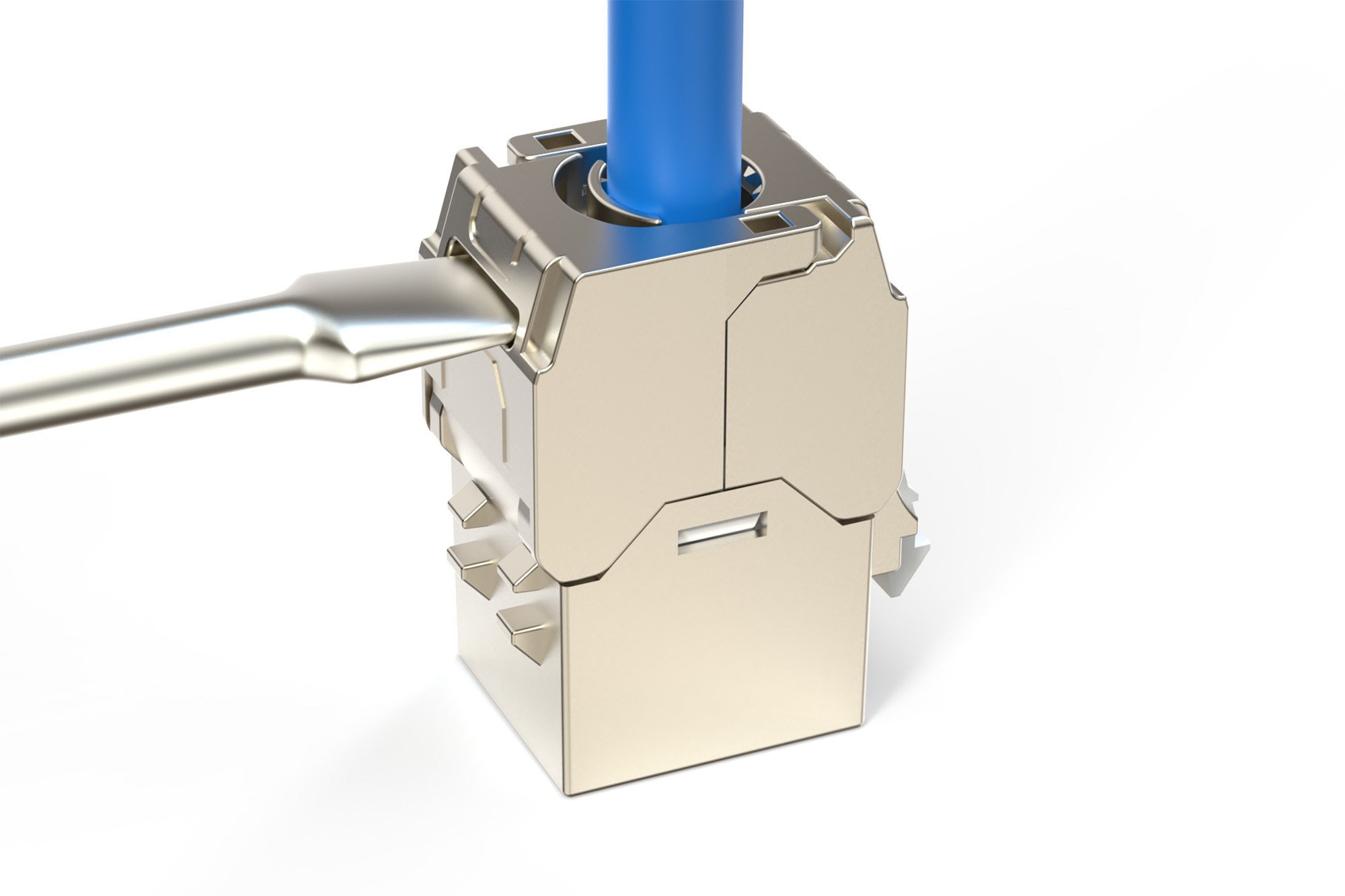 Modul Keystone Digitus DN-93615-S-4, CAT 6A, shielded, montim pa vegla